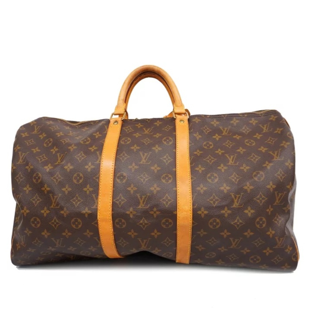 Authentic Louis Vuitton keepall 55 monogram travel duffle bag - Picture 1 of 13